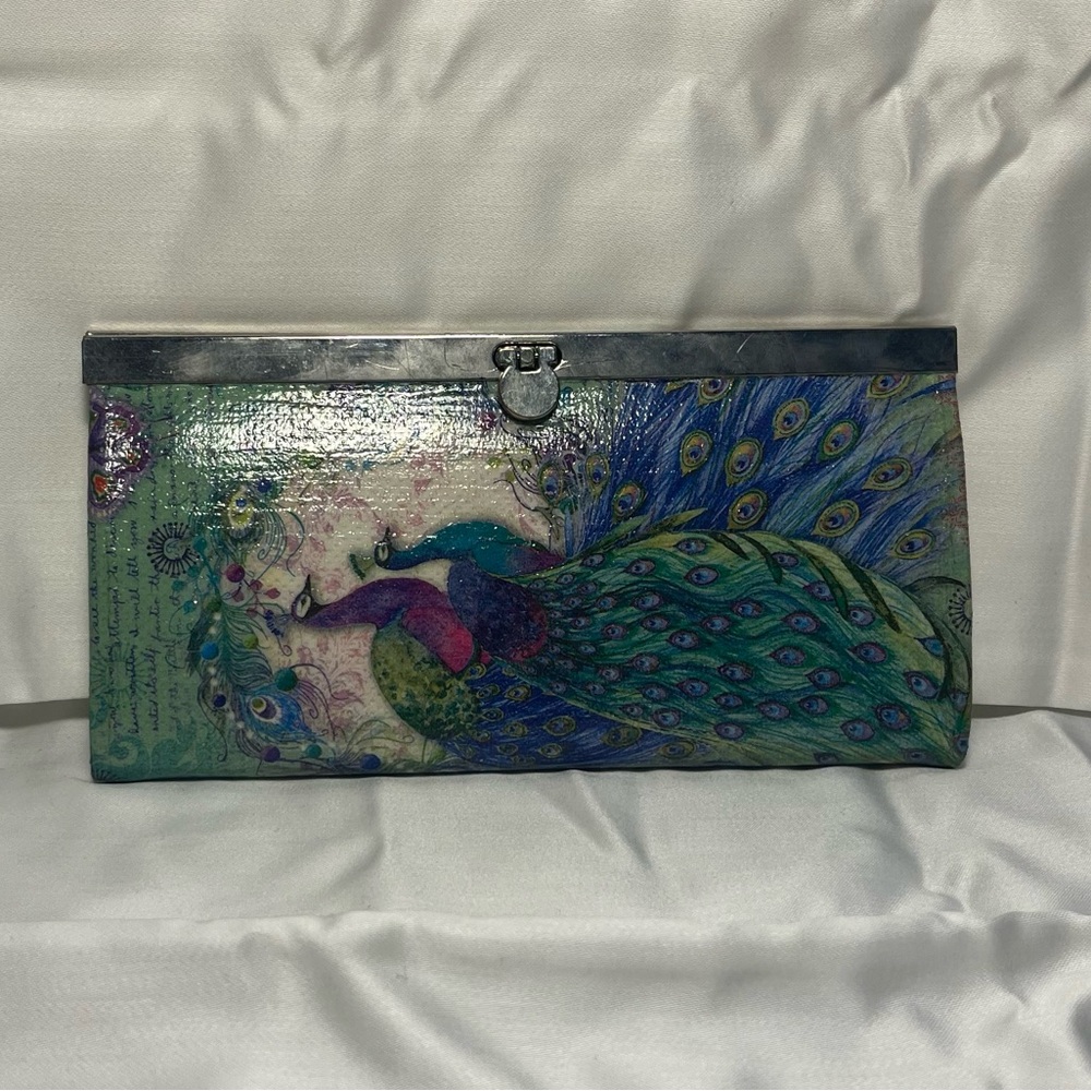 Peacock Design Clutch
